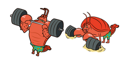 SpongeBob Larry the Lobster Observe Meme Curseur