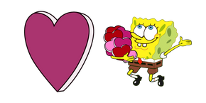 SpongeBob Valentine's Day Cursor