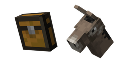 Minecraft Chest and Donkey Curseur