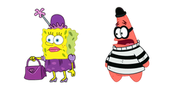 Курсор Lady SpongeBob and Robber Patrick