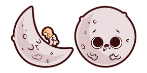 Cute Full Moon Curseur