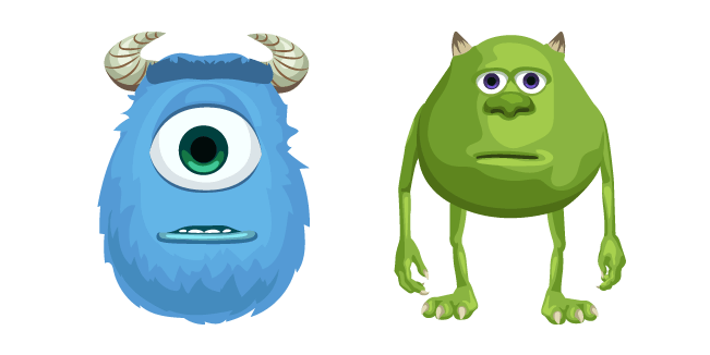 Mike Wazowski and Sulley Face Swap Meme Cursor