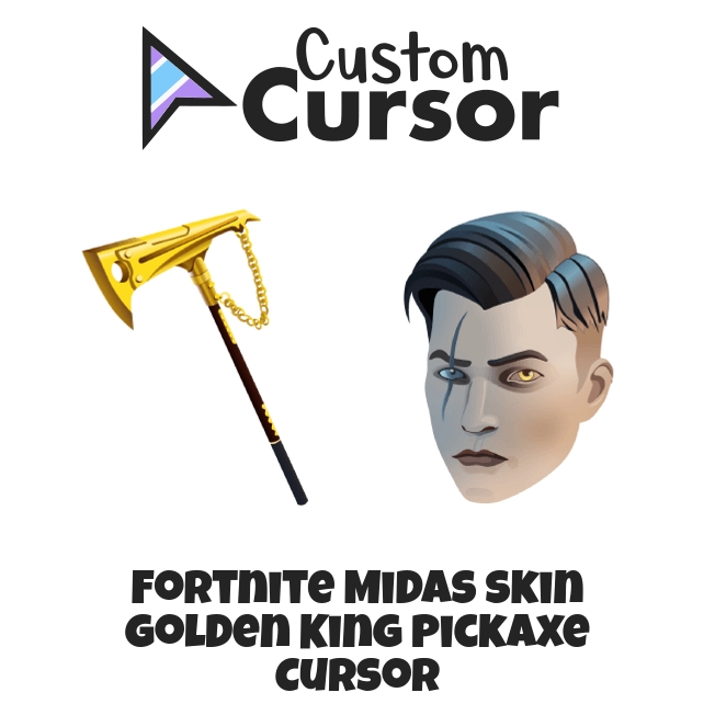 Fortnite Midas Skin Golden King Pickaxe Cursor Custom - vrogue.co