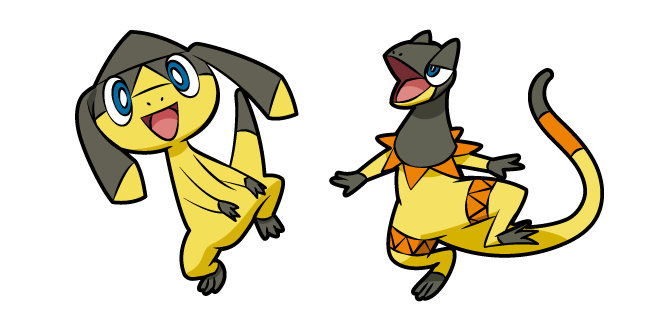 Pokemon Helioptile and Heliolisk Cursor