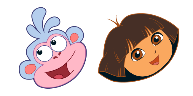 Dora the Explorer Dora and Boots the Monkey Cursor