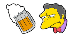 The Simpsons Moe Szyslak Curseur