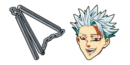 The Seven Deadly Sins Ban Three-Section Staff Cursor