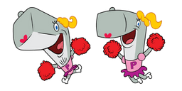 SpongeBob Pearl Krabs Cheer Cursor