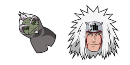 Naruto Jiraiya and Fukasaku Curseur