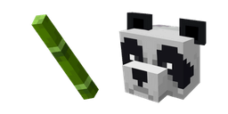Minecraft Bamboo and Panda Curseur