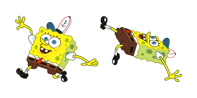Spongebob Slipping On Ice Cursor
