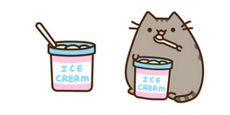 Pusheen and Ice Cream Curseur
