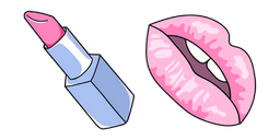 VSCO Girl Lipstick and Lips Cursor