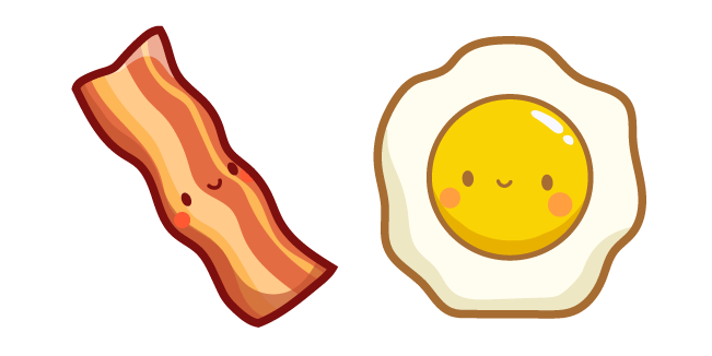 Cute Bacon and Egg курсор