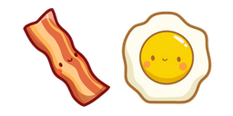 Курсор Cute Bacon and Egg