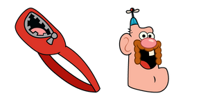 Uncle Grandpa and Belly Bag Cursor