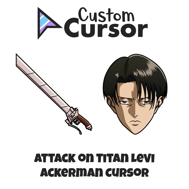 Custom Cursor on X: Levi Ackerman, also commonly known as Captain Levi,  the strongest soldier of humanity, and his sword in the custom cursor from  the Attack on Titan anime series. #customcursor #