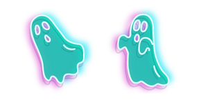 Turquoise Ghost Neon Curseur