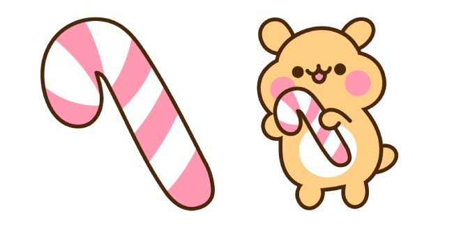 Cheek and Candy Cane Cursor