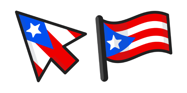 Флаг Пуэрто-Рико курсор