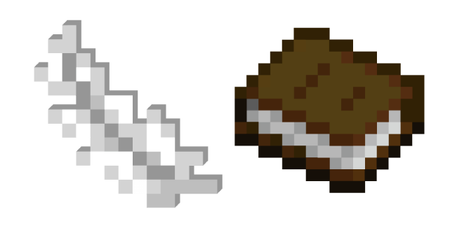 Minecraft Feather and Book Cursor