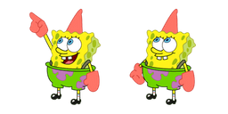 Spongebob Dressed Up as Patrick Curseur