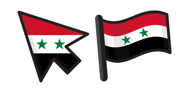 Флаг Сирия курсор