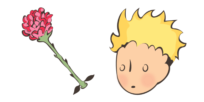 Little Prince and Rose Cursor