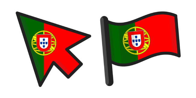 Флаг Португалия курсор
