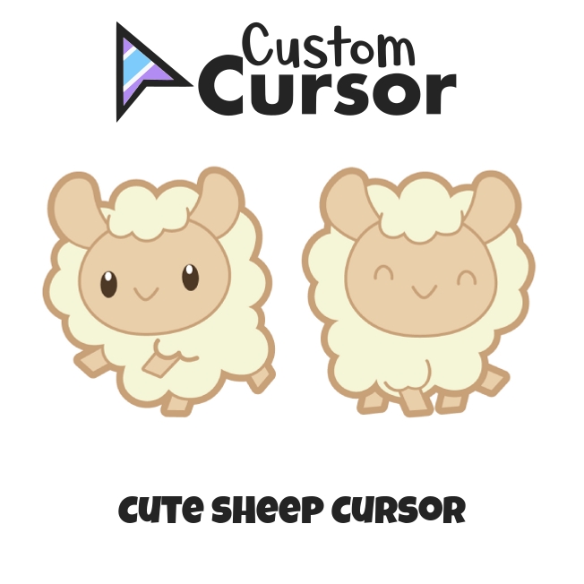 Cute Sheep cursor Custom Cursor
