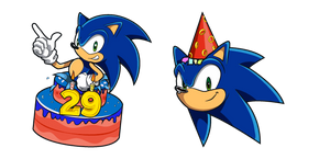 Sonic the Hedgehog 29th Birthday cursor