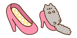 Stormy and Pink Shoe Cursor