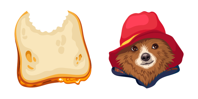 Paddington Bear and Sandwich Cursor