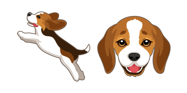 Cute Beagle Puppy Cursor