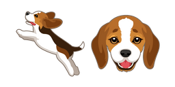 Cute Beagle Puppy Cursor