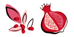 Hand-Drawn Pomegranate  Curseur
