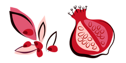 Hand-Drawn Pomegranate  Cursor