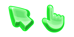 Materials Green Jelly Cursor