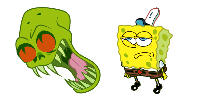 SpongeBob Sees Flying Dutchman Cursor