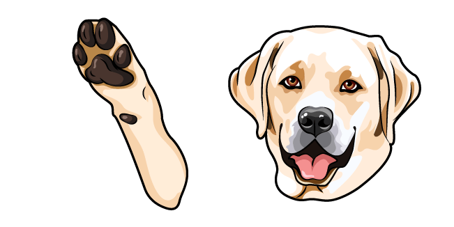 Labrador Retriever Dog Cursor