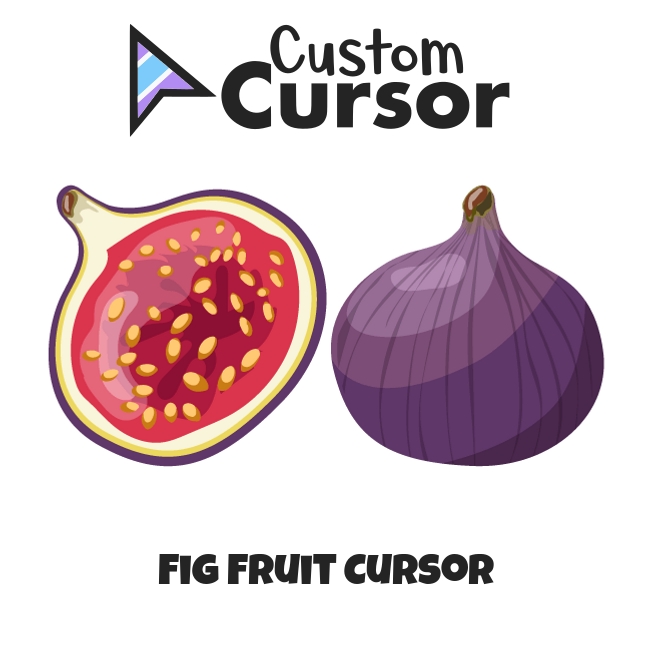 Fig Fruit Gradient Cursor - Sweezy Custom Cursors