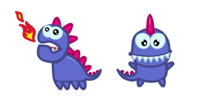 Cute Purple Dragon Curseur
