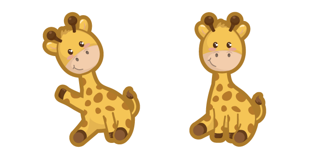 Cute Giraffe Cursor