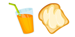 Butter Toast and Juice Cursor