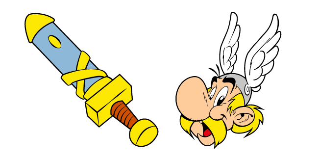 Asterix with a Sword Cursor