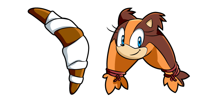 Sonic Sticks the Badger and Boomerang Cursor