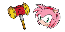 Sonic Amy Rose and Pico Pico Hammer Cursor
