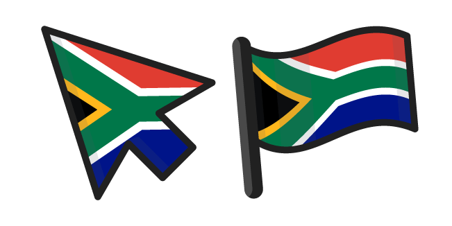 South Africa Flag Cursor