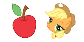 My Little Pony Applejack and Apple cursor