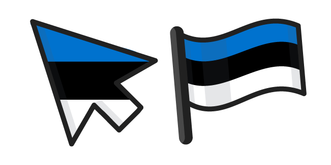 Estonia Flag Cursor